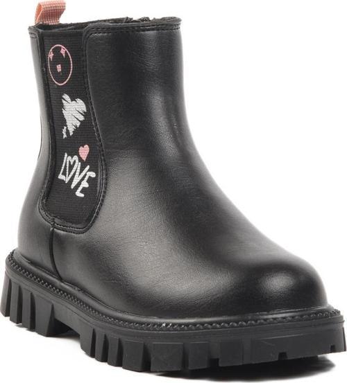 1788-P Siyah-Pudra İçi Polarlı Kız Çocuk Bot