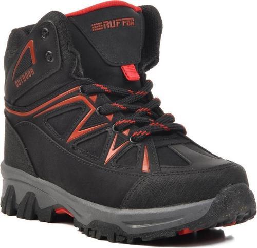 2301-F Siyah-Kırmızı Unisex Çocuk Outdoor Bot