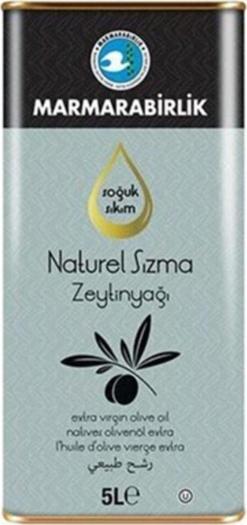 Soğuk Sıkım Naturel Sızma Zeytinyağı 5 Lt. Teneke 2023 Erken Hasat