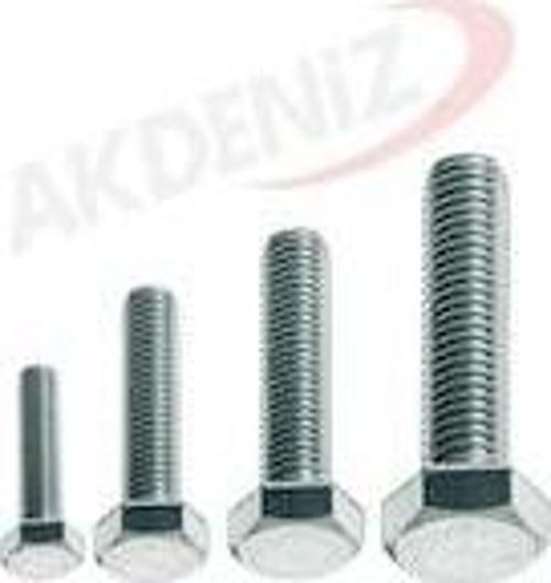 Dın933 M6 25 Mm Galv. Kaplamalı Cıvata 60 Adet