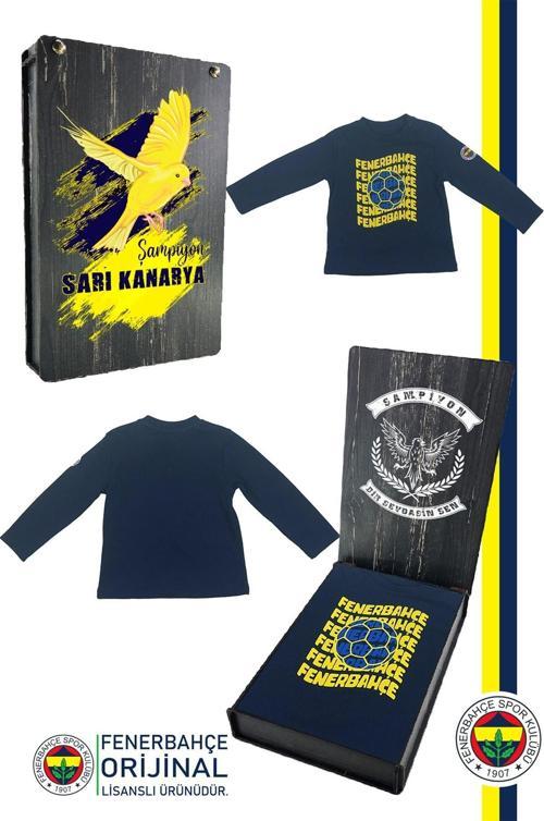 Orijinal Lisanslı Uzun Kol Lacivert Bebek Sweat Hediyelik Ahşap Kutulu
