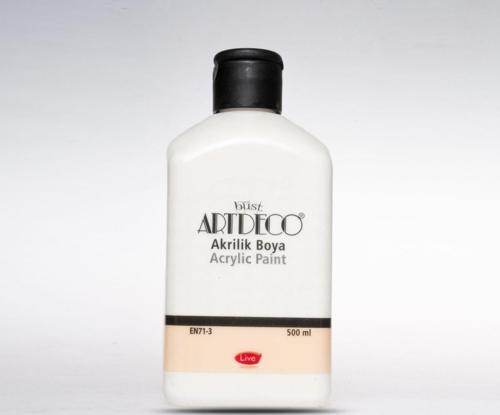 Akrilik Boya 500ml Beyaz Porselen 3623