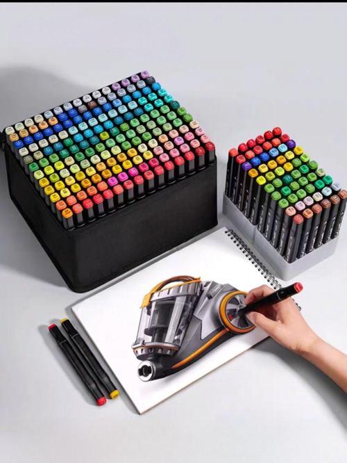 48 Renk Marker Resim Mimari Ve Grafik Tasarım Kalemi 48 Lİ Çift Taraflı Marker Keçeli Kalem Seti