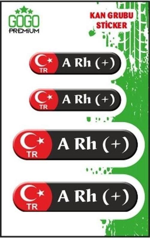 Kan Grubu Siyah Dörtlü Damla Etiket Iıı A Rh(+)