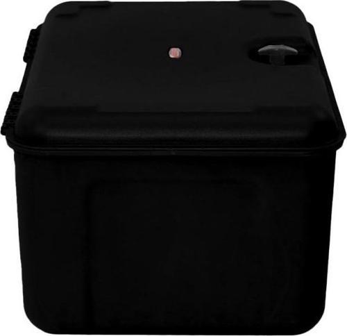 Pizza Servis Paket Çantası Termal Çift Katlı Siyah Fiber 53x37x27