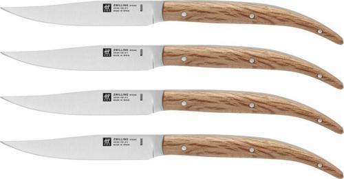 Steak Sets Biftek Bıçağı Seti | Meşe Ağacı | 4'Lü