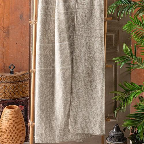 Laurel Tek Kişilik Bej Battaniye