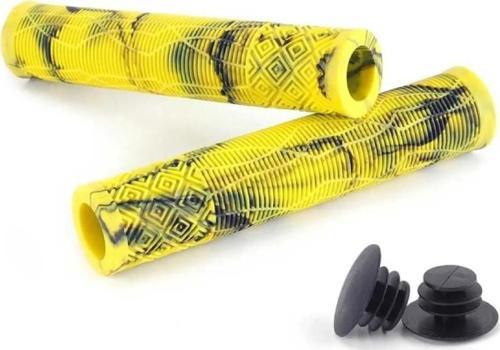 165mm Sarı Siyah Renkli Bmx Dirt Jump Bisiklet Elcik
