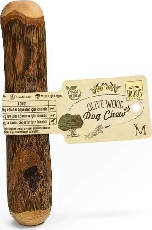 Doğal Zeytin Ağacı Çiğnenebilen Köpek Oyuncağı M 14 x 2,5 cm 15 kg