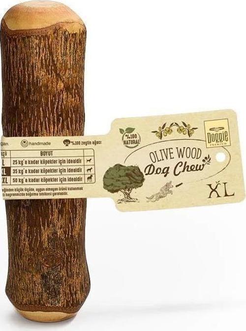 Doğal Zeytin Ağacı Çiğnenebilen Köpek Oyuncağı XL 20x4 cm 35 kg