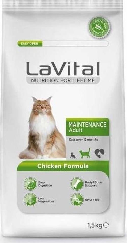 La Vital Maintenance Tavuk Etli Yetişkin Kedi Maması 1,5 Kg