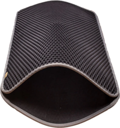 Kum Toplayıcı Fonksiyonel Kedi Paspası Altıgen 50-75 cm Gri