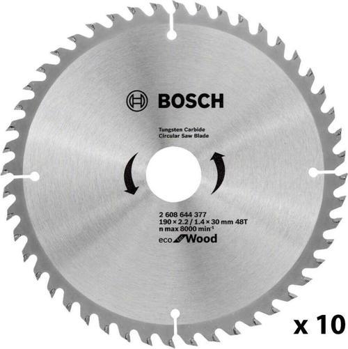 Eco for Wood Daire Testere Bıçağı 190*30 mm 48DE 10'lu Paket