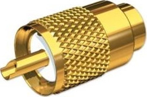 PL-259-G altın kaplamalı sarı konnektör