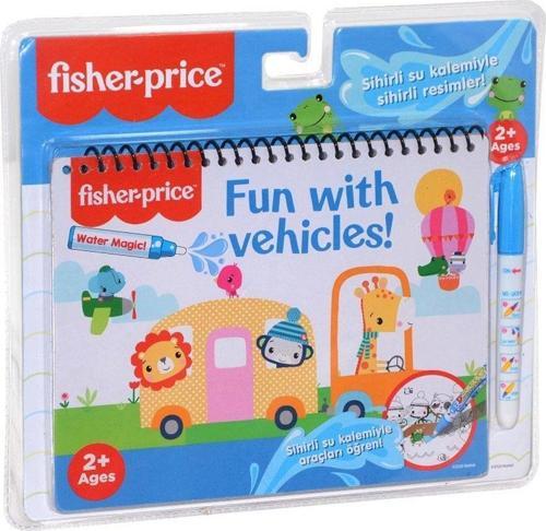 Fisher Price Sihirli Boyama Kitabı Su ile Yazma Kitabı Suyla Yazma Kitabı ARAÇLAR VEHICLES