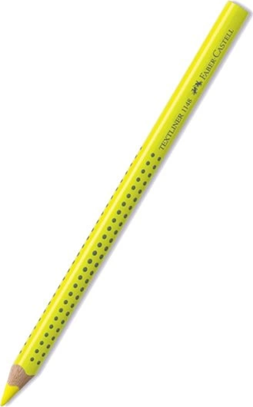 FABER-CASTELL AHŞAP GÖVDE FOSFORLU KALEM SARI (114807)