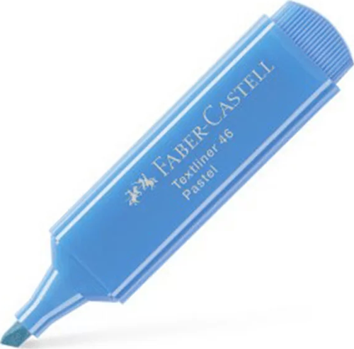 FABER-CASTELL ŞEFFAF GÖVDE FOSFORLU KALEM PASTEL ULTRAMARİN (154668)
