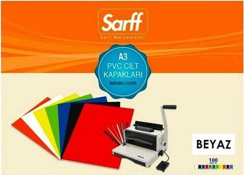 Cilt Kapağı A3 160 Micron Pvc Opak Beyaz 100'lü