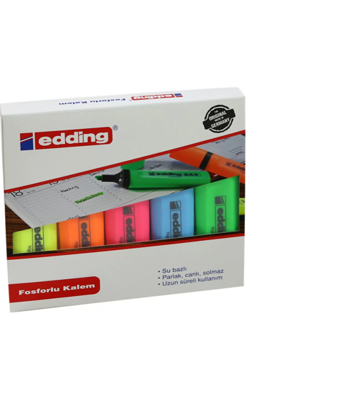 344 FOSFORLU KALEM 5 Lİ SET