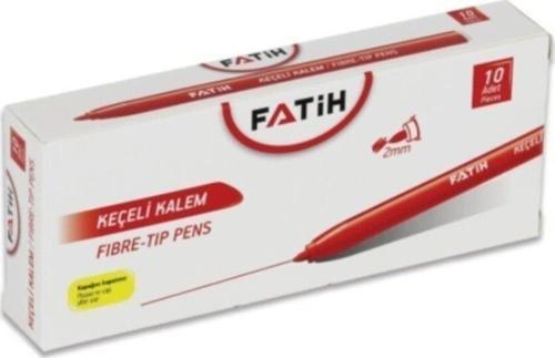 Keçeli Boya Kalemi Ofis Tipi Kırmızı (10 Lu Paket)