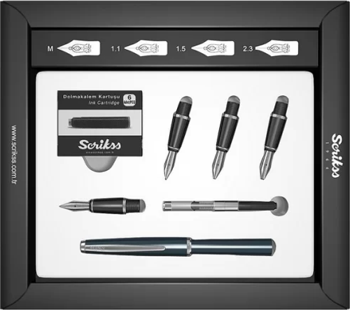 Kaligrafi Seti Lacivert