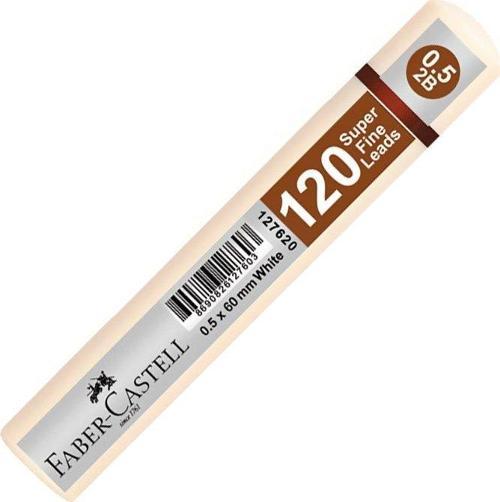 FABER-CASTELL GRİP KALEM UCU 0.5 2B 60mm BEYAZ (127624)
