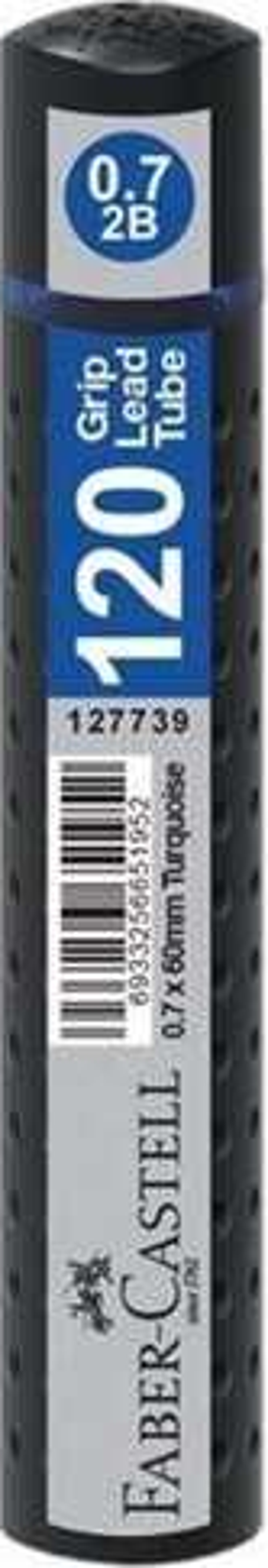 FABER-CASTELL GRİP KALEM UCU 0.7 2B 60mm SİYAH (127740)