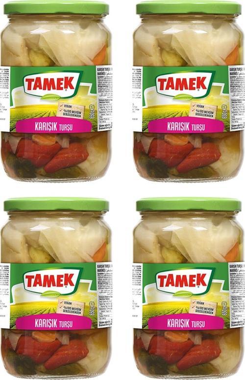 Karışık Turşu 680 gr Cam x 4 Adet