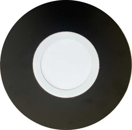 Siyah Tavan Lambası - Merdiven Lambası - Koridor Lambası - Banyo Lambası - Çocuk Oda - Mdf Lam 33cm 12W