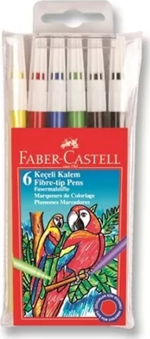6 Renk Keçeli Kalem Seti