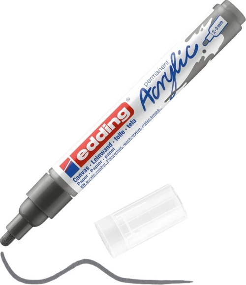 ED5100926 AKRİLİK MARKÖR ORTA UÇLU 2.0-3.0mm ANTRASİT