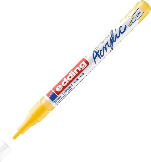 ED5300905 AKRİLİK MARKÖR İNCE UÇLU 1.0-2.0mm TRAFİK SARISI