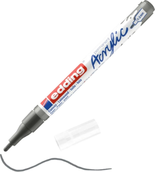 ED5300926 AKRİLİK MARKÖR İNCE UÇLU 1.0-2.0mm ANTRASİT