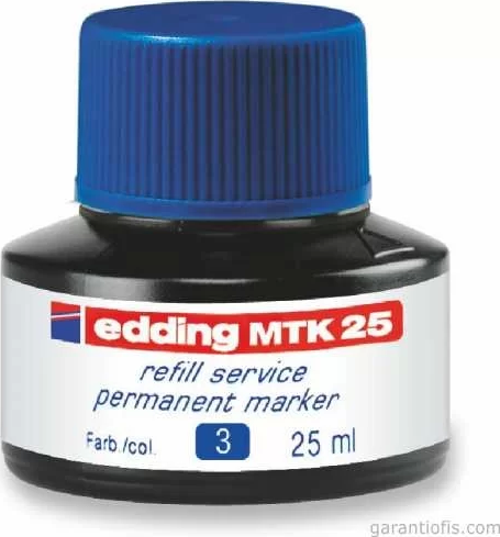MTK 25 Mavi Yedek Mürekkep (25 ml)