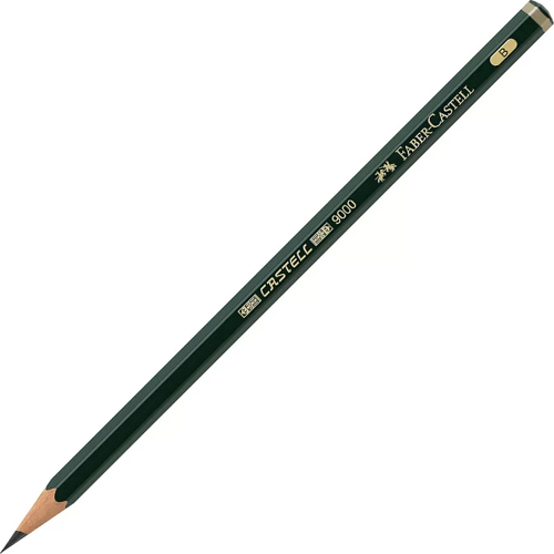 FABER-CASTELL 9000 DERECELİ KURŞUN KALEM B (119001)