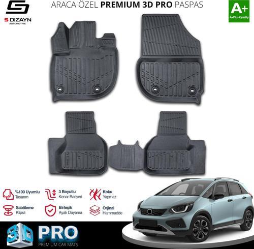 Honda Jazz 3D Pro Havuzlu Paspas 2020 Üzeri A+ Kalite