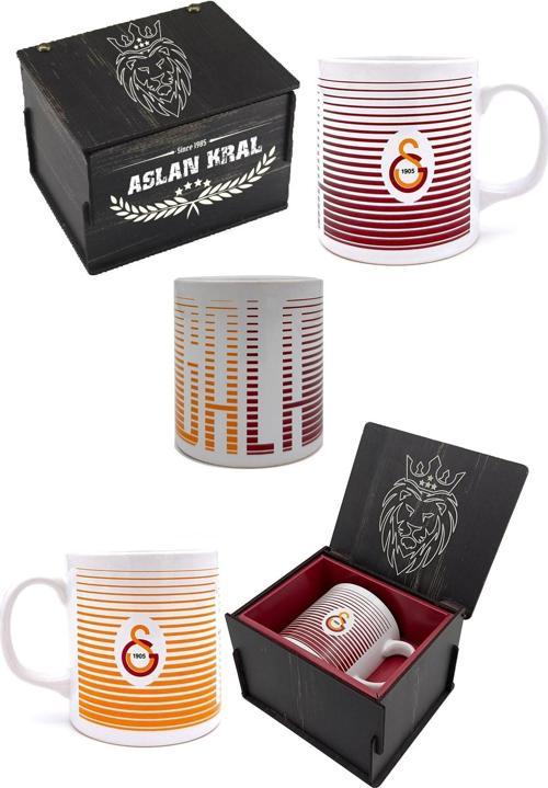Orijinal Kupa Gs Orijinal Lisanslı Mug, Özel Ahşap Kutulu