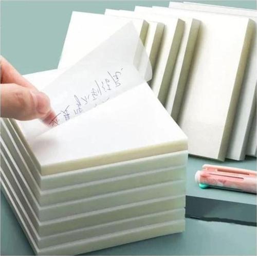 500 Adet 7X7 Cm Şeffaf Aydınger 65 Grküp Not Kağıtları Tasarım Grafik Ofis