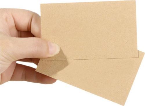 Boş Kraft Not Kartları 5X9Cm 100 Adet