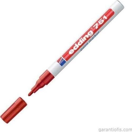 751 Kırmızı Tam Örtücü Boya Kalemi (Paint Marker)