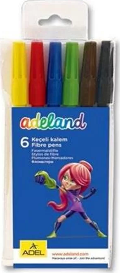 KEÇELİ KALEM 6 RENK (2220222001)