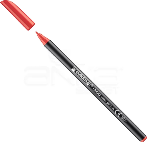 1200 İnce Uçlu Keçeli Kalem 1mm 002 Kırmızı