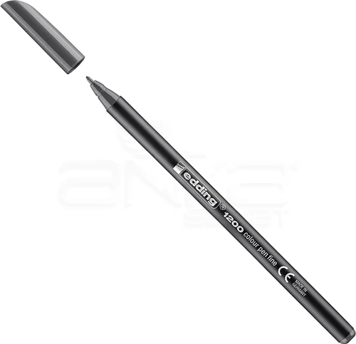 1200 İnce Uçlu Keçeli Kalem 1mm 012 Gri