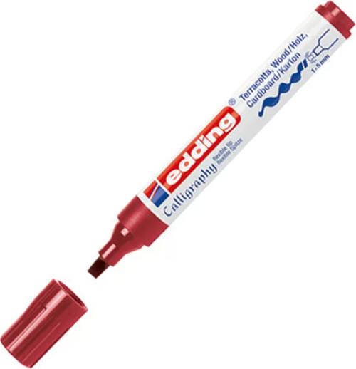 E-1455 KALİGRAFİ KALEMİ 5mm BORDO