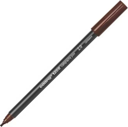 1255 KALİGRAFİ KALEMİ 2mm KOYU KAHVE