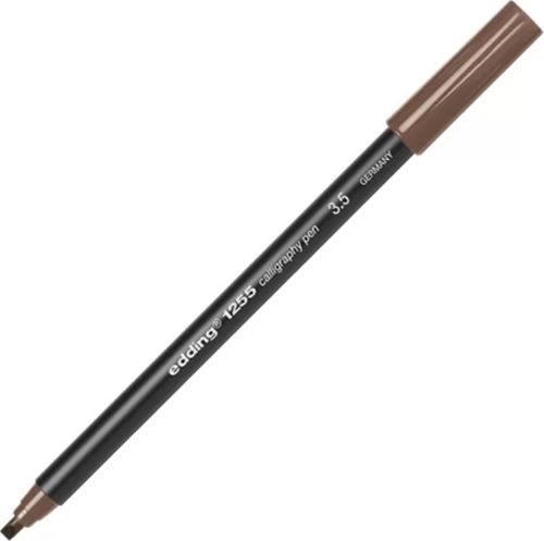 1255 KALİGRAFİ KALEMİ 3.5mm KOYU KAHVE