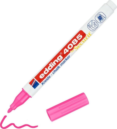 E-4085 LİKİT TEBEŞİR VE CAM KALEMİ FOSFORLU PEMBE