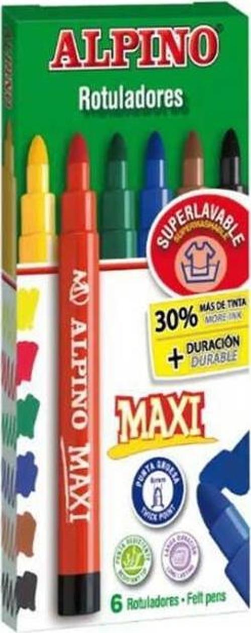 Keçeli Kalem Maxi 6'lı