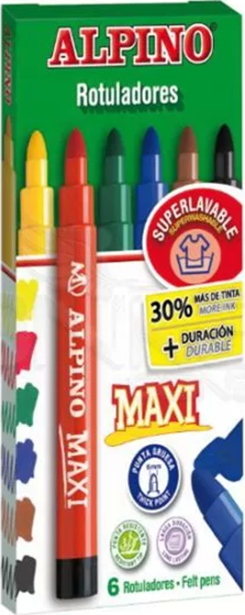 Maxi Keçeli Kalem 6mm 6lı