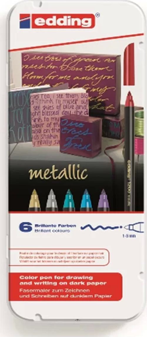 GRAFİK KALEMİ METALİK 6 RENK (1200K699)